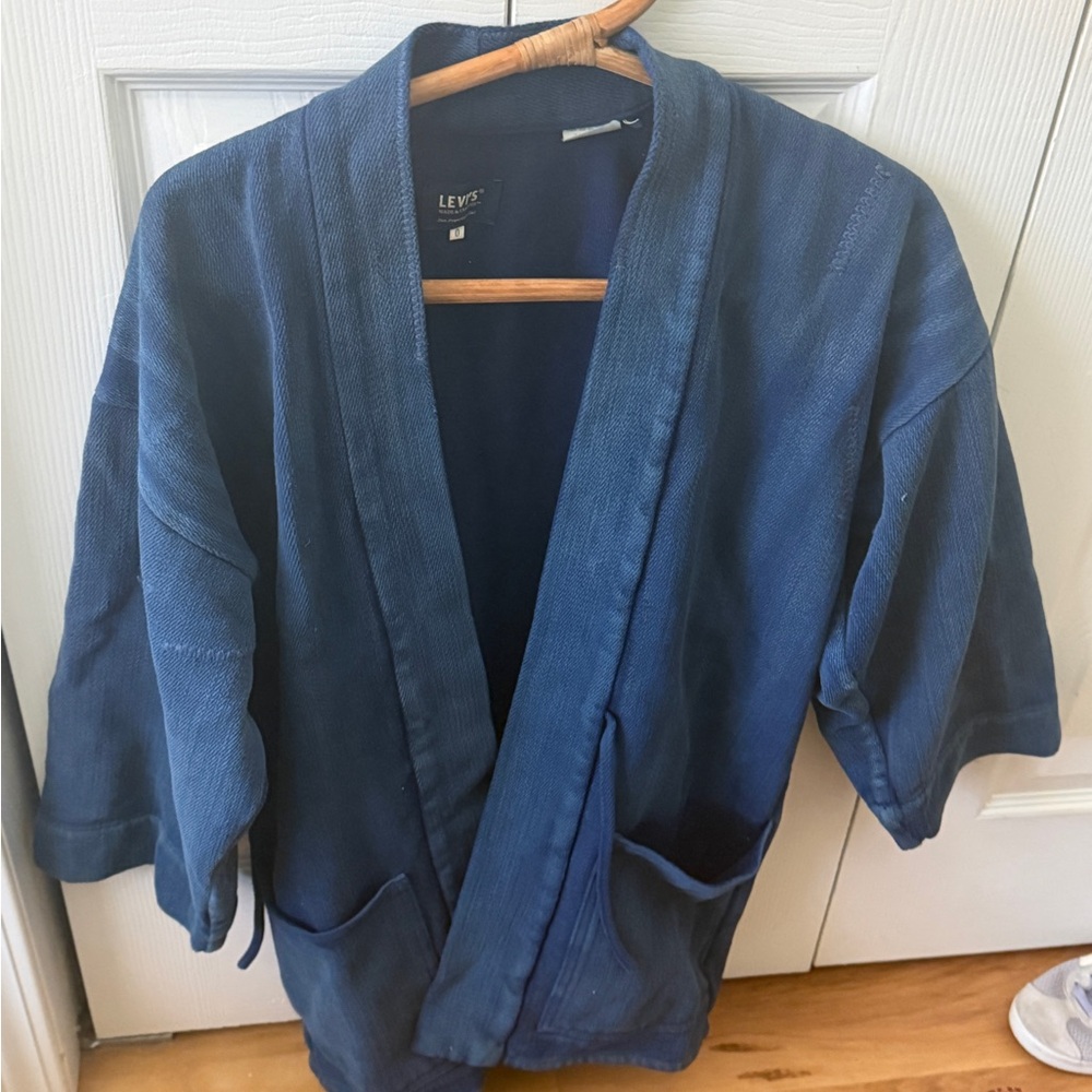 Levi's Made & Crafted Indigo kimono Jacket size 0- xs/s